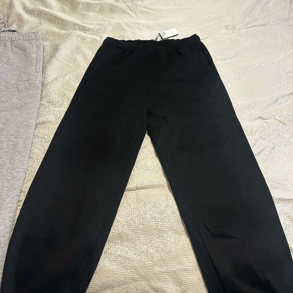 JLUXLABEL Black Joggers